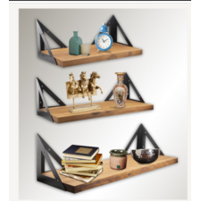 Wooden Floating Shelves &amp; Ledges for Art Collectors – Modern Home Decor