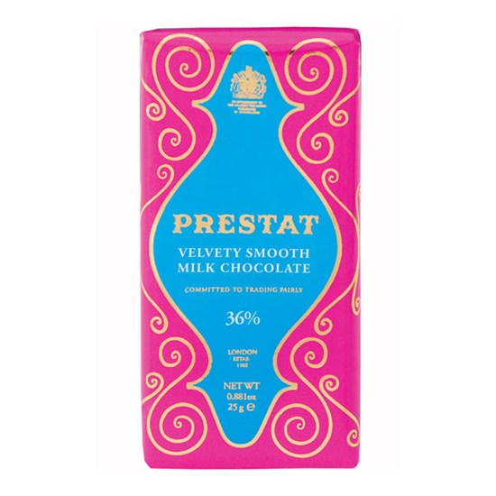 Prestat, Edibles, Prestat, Velvety Smooth Milk Choc Bar 25g