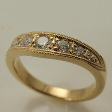 Custom Vintage Diamond Band - 1000002