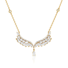 Yvan Tufenkjian 18k Yellow Gold and Diamond Pendant Necklace