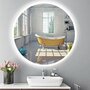 Goshen Round Lighted Wall Mounted Bathroom / Vanity Mirror