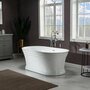 67'' x 31.75'' Freestanding Soaking Acrylic Bathtub
