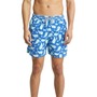 Tom &amp; Teddy Whale Print Swim Trunks, Main, color, Navy &amp; Aqua