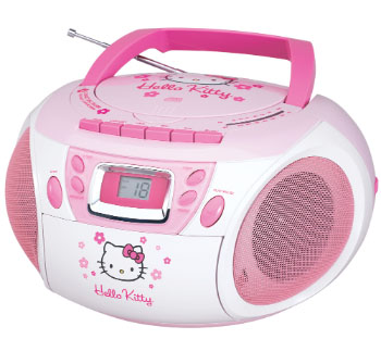 Hello Kitty Stereo CD Boomb...
