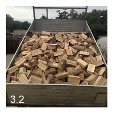 SEASONED LOGS - ASH Hardwood Loose. Bulk delivery