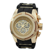 Azure Black and Gold Watch