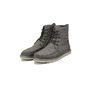 The Searcher Boot in Castlerock Grey Quilted Wool Suede