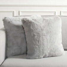 Pecoraro Faux Fur Throw Pillow