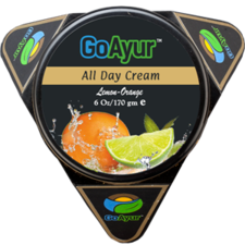 Natural Lemon-Orange AllDay Cream - Ayurvedic Lightening Face Cream & Daily Facial Moisturizer For Dry & Oily Skin, Vegan Cosmetics Shop Online @ GoAyur