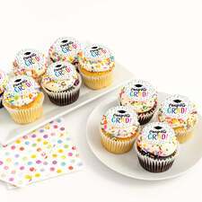 Congrats Grad Confetti Cupcakes - Sweet E's Bake Shop