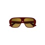 Gucci 57mm Gradient Aviator Sunglasses, Main, color, Red