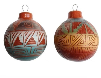 ETCHWARE POTTERY ORNAMENTS - Ancient Navajo Pottery & Native American Arts Online @ SignatureThings.com