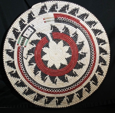 NAVAJO HORSE BASKET - Native American Design Baskets & Handmade Arts Shop Online @ SignatureThings.com