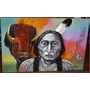 Sitting Bull - Native American Hand Painting, Navajo Dry Paintings Buy Online @ SignatureThings.com