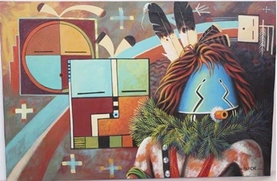 Sandpainting Yeis - Navajo Arts & Sand Paintings, Handmade Arts & Crafts Online @ SignatureThings.com