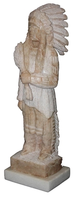 THE CHIEF- Native American Designs Alabaster Stone Sculpture, Shop Online @ SignatureThings.com