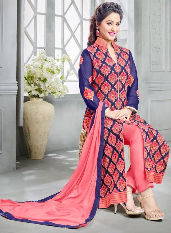 Graceful Party Wear Faux Ge...