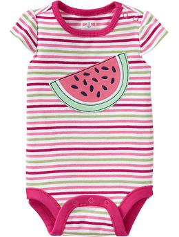 Graphic Cap-Sleeve Bodysuits for Baby | Old Navy