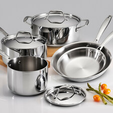 Tramontina Tri-Ply Clad Gourmet 8 Pc Cookware Set