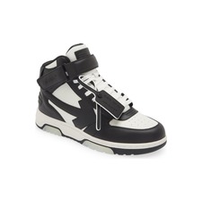 Off-White Out of Office High Top Sneaker, Main, color, White/ Black