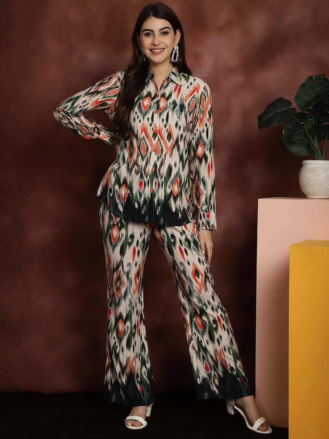 Multi Abstract Printed Chan...