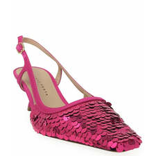 Roberto Festa Fuchsia Sequence Snip Slingback Heel