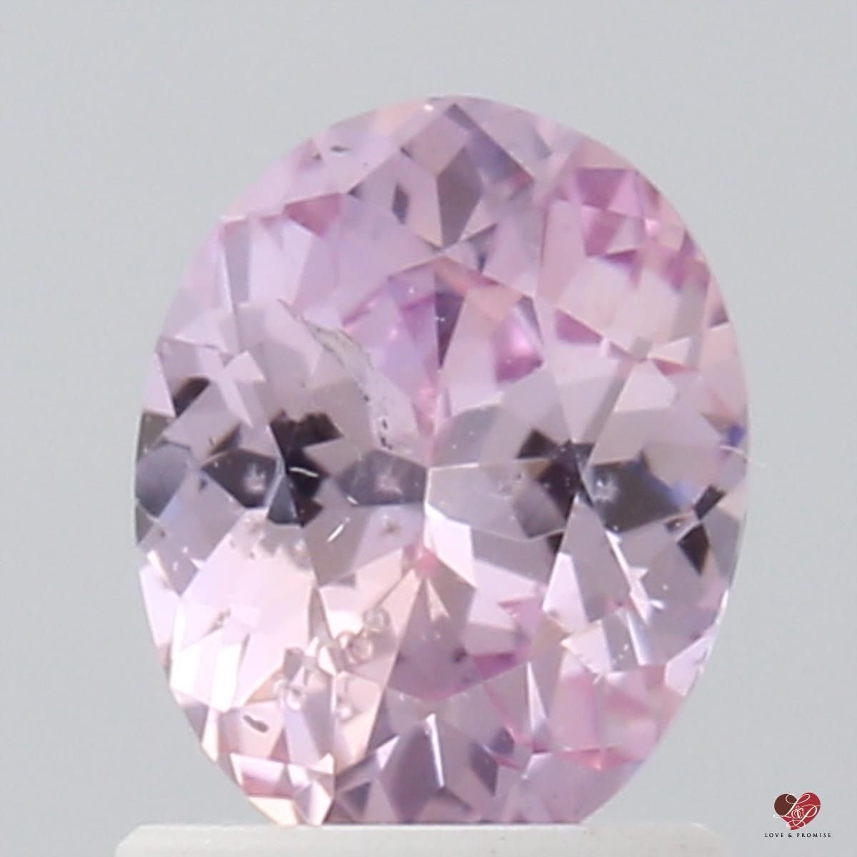 1.26cts Oval Blush Raspberr...