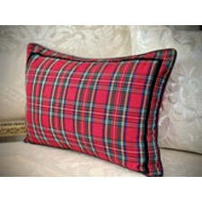 ROYAL STEWART TARTAN BOLSTER PILLOW