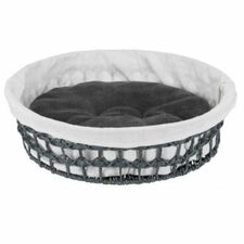 BASKET FEIRA 45CM/PAPER YARN DARK GREY/NATURAL