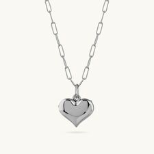 Sterling Silver Heart Necklace
