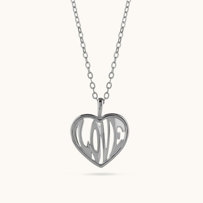 Sterling Silver Love Heart ...