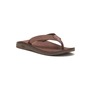 Chaco Leather Flip Flop, Main, color, Dark Brown