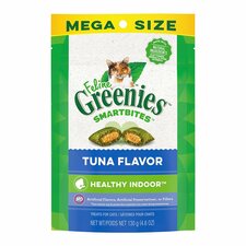 Greenies Feline SmartBites Healthy Indoor Cat Treats Tuna, 4.6 oz, Greenies