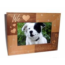 We Love our Mutt Personalized Photo Frame 4 X 6 - A Pet's World