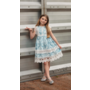 SPRING DRESS SALE EVERLY DRESS BLUE FLORAL