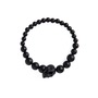 Alexander McQueen Alexandar McQueen Skull Ball Bracelet, Main, color, Black