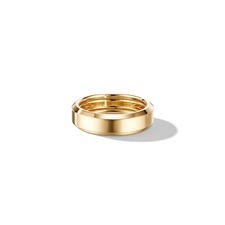David Yurman 18K Beveled Band Ring, Main, color, Gold