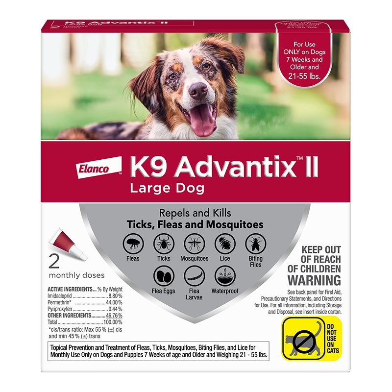 K9 Advantix II Dog Large 21...