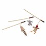 Spot Skinneeez For Cats Friends Teaser Wands W/Catnip Cat Toy Assorted - Kwik Pets