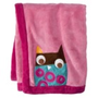 ZUTANOBLUE Owl Brights Embroidered Boa Blanket Quick Information