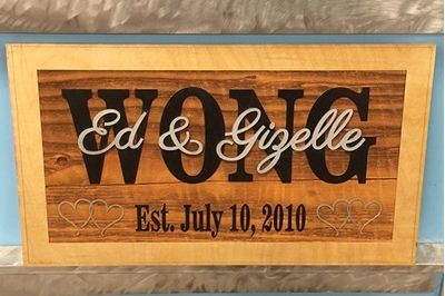 FAMILY ESTABLISHED SIGN - Rustic Wood, Personalized Last Name Wall Arts, Best Gifts Ideas For House Warming @ SignatureThings.com