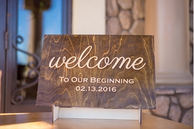 WELCOME SIGN -  RUSTIC ENTR...