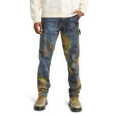 CAT WWR Woodland Carpenter Jeans, Main, color, Brown Rust Tiedye