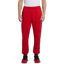 Moncler Men's Embroidered Strike Out Cotton Sweatpants, Main, color, Red