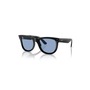 Ray-Ban Wayfarer Reverse 53mm Square Sunglasses, Main, color, Black/Light Blue