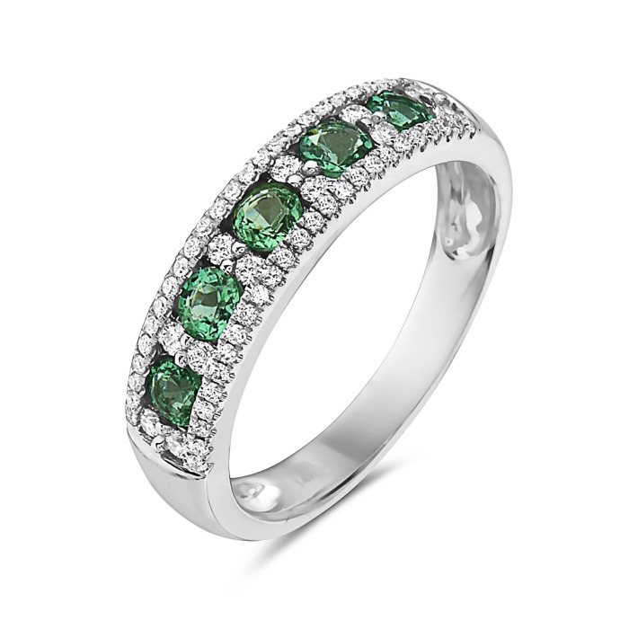 White Gold 1/3ctw Diamond a...