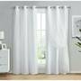 Dammion Polyester Blackout Curtain Pair