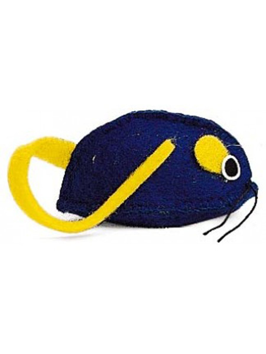 Spot Felt Mice Cat Toy with...