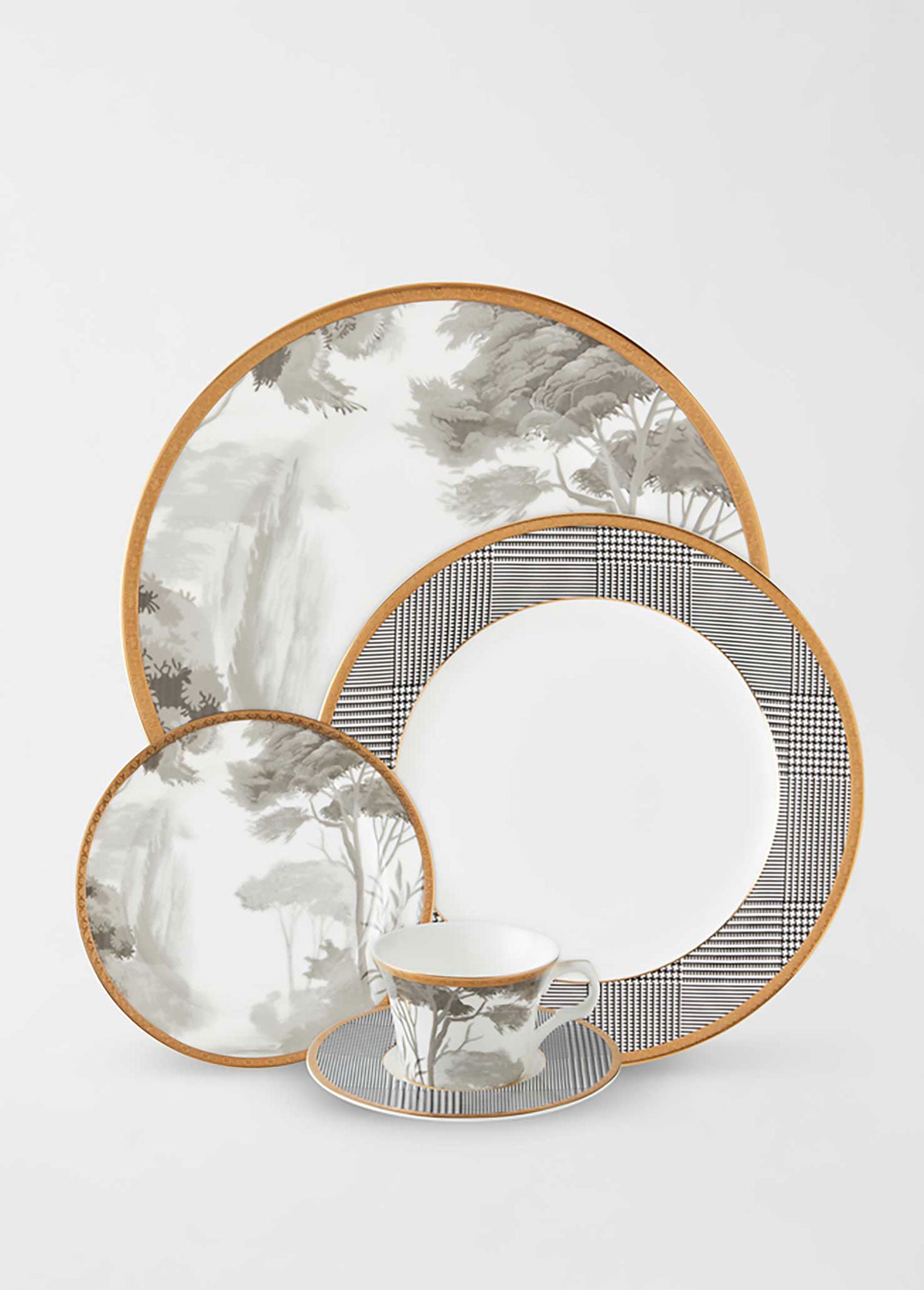 GRISAILLE &amp; GLEN PLAID ...