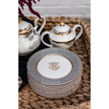 GRISAILLE BONE CHINA TEA SERVICE